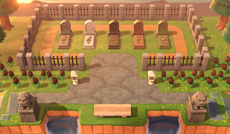Animal Crossing New Horizons Graveyard Design Ideas & Custom Cemeteries FandomSpot