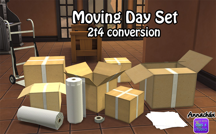 Sims 4 Boxes CC Moving Boxes, Shoe Boxes & More FandomSpot