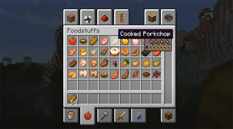 AppleSkin (Fabric) Mod for Minecraft 1.19.2, 1.19.1 and 1.19