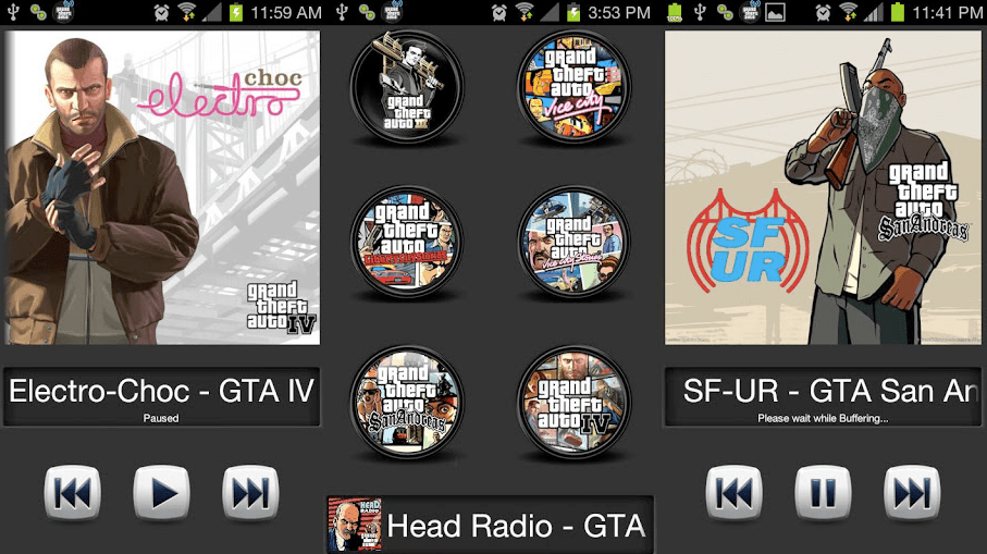 Grand Theft Autoradio. There's an app for that. Feber / Spel