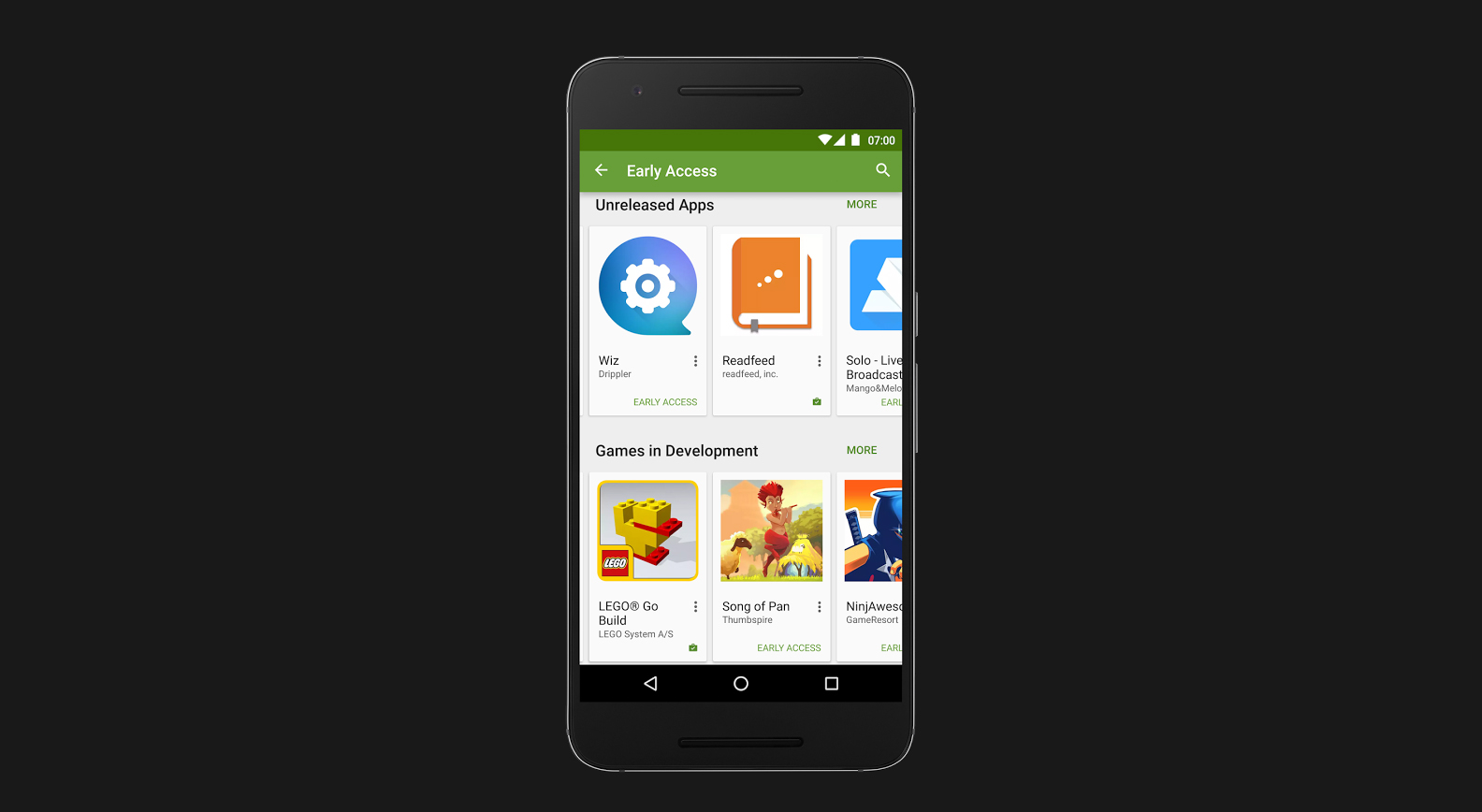 Google Play får Early Acess. Testa betaversioner av Androidappar