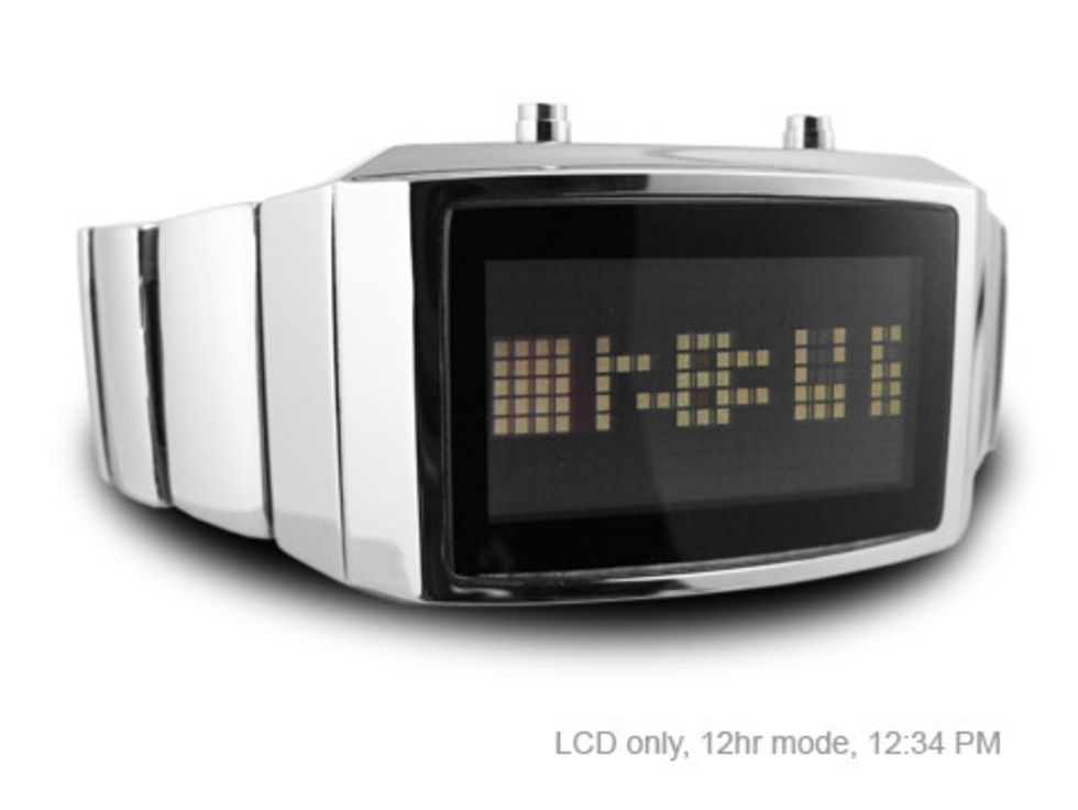 Negative ny klocka från Tokyo Flash. Med sju olika