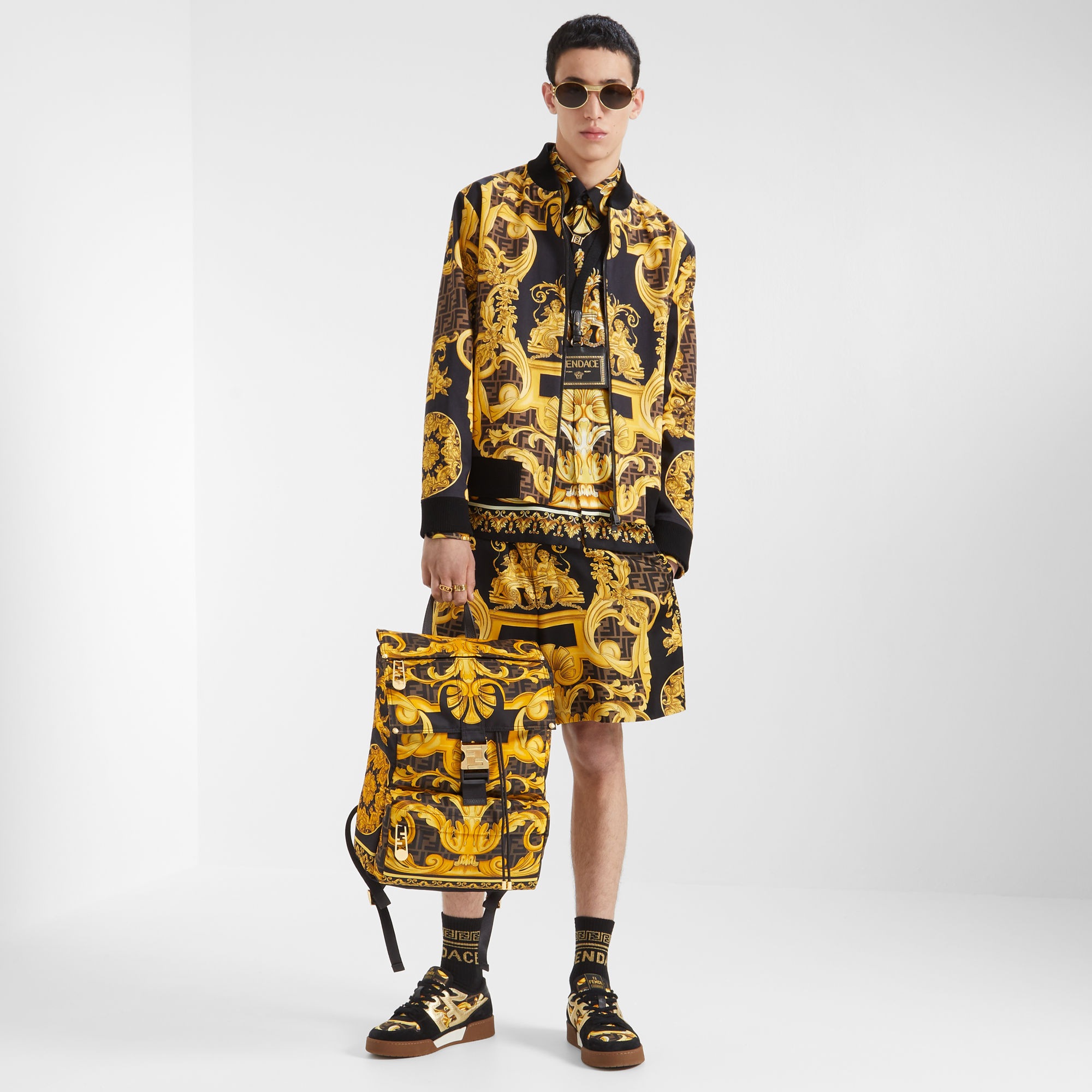 ★新春福袋2022★ 【FENDI】FENDACE FENDI×VERSACE クラッチ フラットポーチ クラッチバッグ サイズを選択して