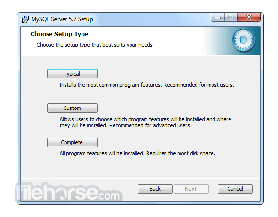 MySQL 5.5.29 (32bit) Descargar para Windows / Old