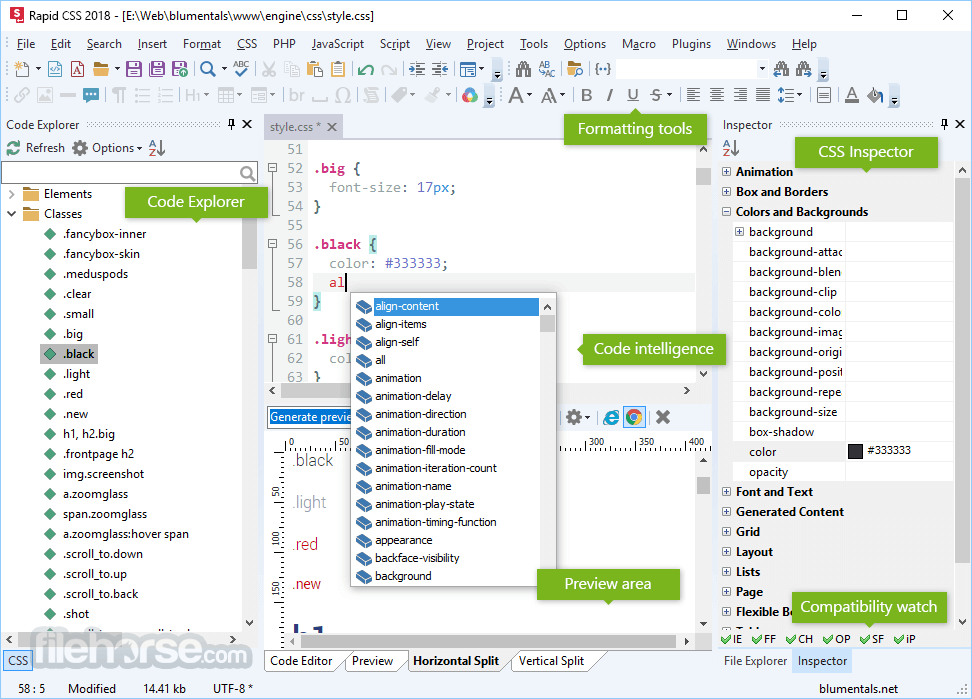 Rapid CSS 2018 15.3.0.205 Download for Windows /