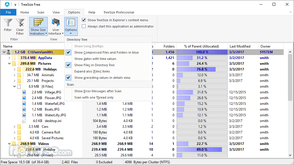 TreeSize Free Portable Download (2024 Latest)