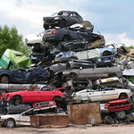 Car graveyard France