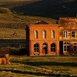 Glowing Facade - Post Office and IOOF after sunrise