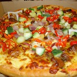 Satay Chicken Pizza