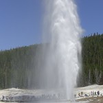 Beehive Geyser Blowing