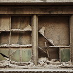 Broken Window Boarded Up