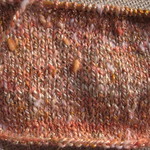 2-ply swatch = too barfy!