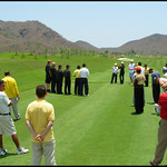 Black Mountain, Tee-off