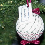 Smocked Christmas Ornament