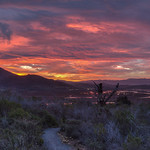Sunrise Over the Salt Marsh & Hills