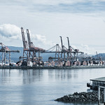 Gantry cranes at Port Metro Vancouver