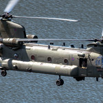 RAF Chinook ZK551 Low level at Thirlmere