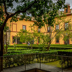 Alcazar Spain on a wet day.