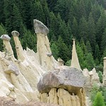 Earth pyramids near Perca