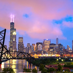Chicago River Blue Hour