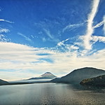 Lake Motosuko and Mount Fuji