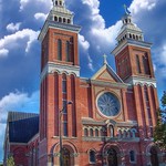 Cathedral of Our Lady of Lourdes ~ Spokane Washington ~ Main Entrance ~ Landmark ~ Historic