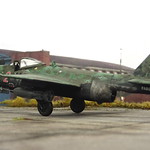 1:72 Focke Wulf Fw 260 A-1, aircraft "Red 2" of 10./NAGr. 11, Deutsche Luftwaffe; Burg near Magdeburg, autumn 1945 (Whif/Luft '46, Revell kit conversion)
