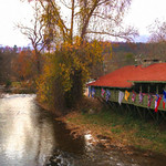 Digital Impressionist Painting - Fall in Helen, GA