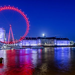 Moon over County Hall
