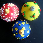 Christmas Cupcake Ornaments