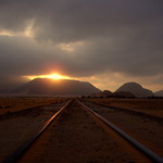 Railway Track Wadi Rum Jordan