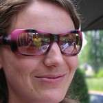 Reflection in glasses