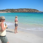 Erina and I on the Beach