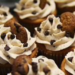 Chocolate chip cookie dough cupcakes!