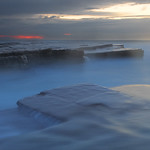 Blue and a little bit of red...