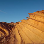 Sunset at Top of Waterhole Canyon - "The Great Wall"