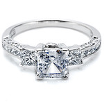 Tacori Princess Cut Diamond Setting - Item#: T HT2264