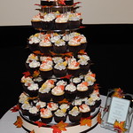 Fall Wedding Cupcake Tower