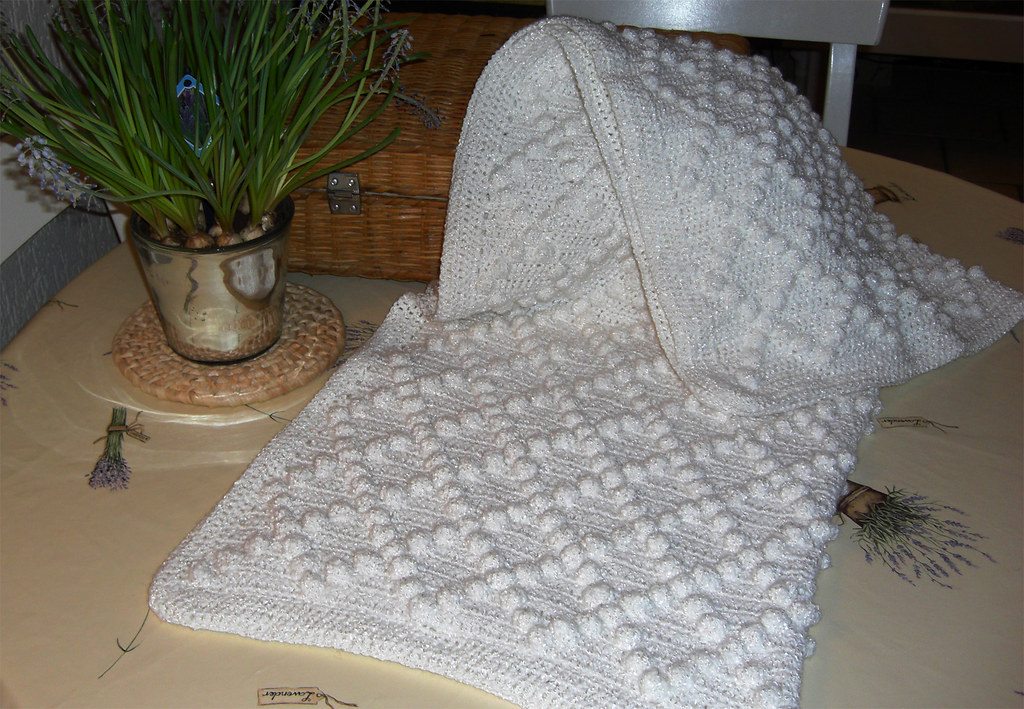 Baby Bobble Afghan Completed Canadutch