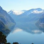 Geirangerfjorden fra Lj&oslash;en