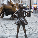 Fearless Girl Statue by Kristen Visbal New York City Wall Street