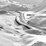 winterly road to Bivio