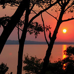 Sunset over Sleeping Bear Point, Glen Arbor, MI, 2003