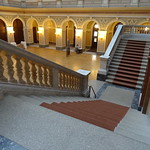 Praha, Česk&eacute; republiky (the art of very historic buildings in the core of downtown Prague), Al&scaron;ovo n&aacute;břež&iacute; (Rudolfinum/Rudolphinum)