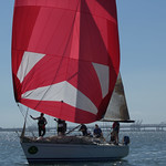 Spinnaker flying