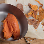 Baked sweet potato.