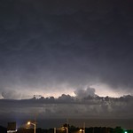 Distant thunderstorm