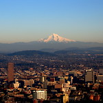 Mt. Hood over Portland