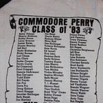 Commodore Perry Class of 1983 t-shirt