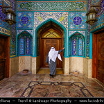 Kuwait - Blue tiles of Mosque Mohammad Al Baqer